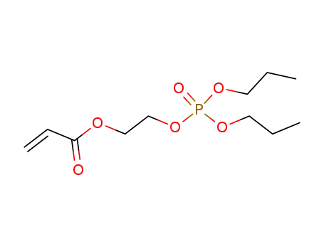 Molecular Structure of 814-33-5 (2-Propenoic acid, 2-[(dipropoxyphosphinyl)oxy]ethyl ester)
