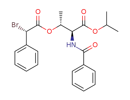 N-benzoyl-O-(α-bromo-α-phenylacetyl)-L-threonine isopropyl ester