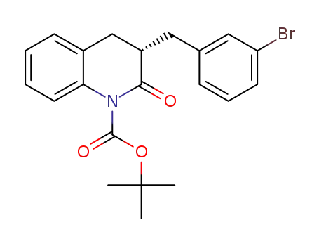 tert-butyl (S)-3-(3-bromobenzyl)-2-oxo-3,4-dihydroquinoline-1(2H)-carboxylate