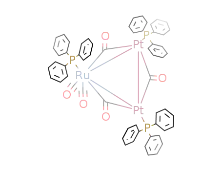 [Pt<sub>2</sub>Ru(CO)<sub>2</sub>(μ-CO)<sub>3</sub>(PPh<sub>3</sub>)<sub>3</sub>]