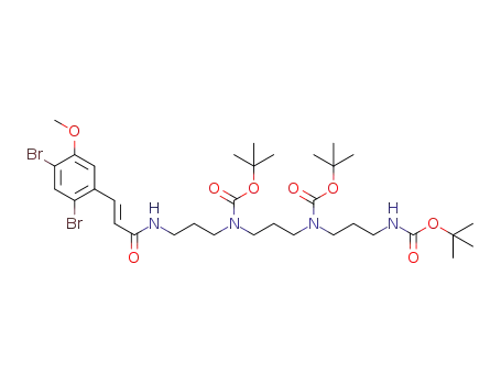C<sub>34</sub>H<sub>54</sub>Br<sub>2</sub>N<sub>4</sub>O<sub>8</sub>