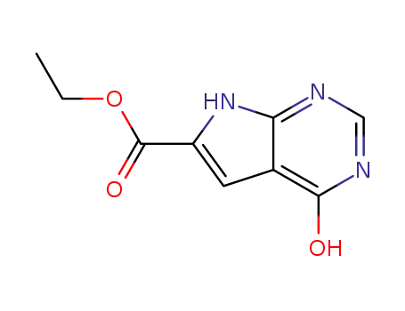 ethyl 4-hydroxy-7H-pyrrolo[2,3-d]pyrimidine-6-carboxylate