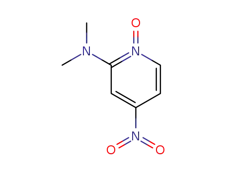 Molecular Structure of 36100-42-2 (2-(dimethylamino)-4-nitropyridine N-oxide)