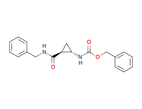 benzyl (1S,2S)-N-[2-(N′-benzylcarbamoyl)cyclopropyl]carbamate
