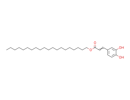 Molecular Structure of 28593-90-0 (Eicosanyl caffeate)