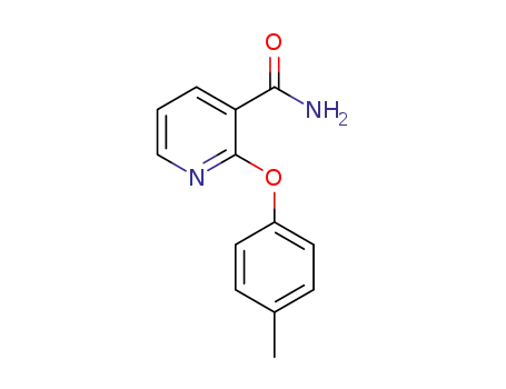Molecular Structure of 175135-81-6 (2-(4-METHYLPHENOXY)NICOTINAMIDE)