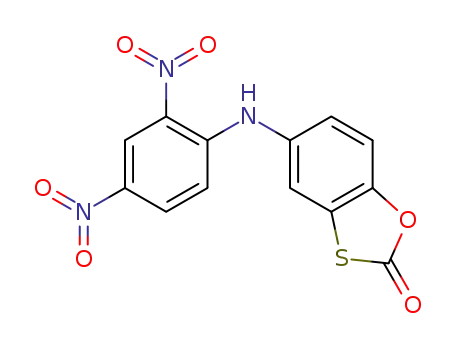 Molecular Structure of 1616453-78-1 (5-(2,4-dinitrophenylamino)benzo[d][1,3]-oxathiol-2-one)