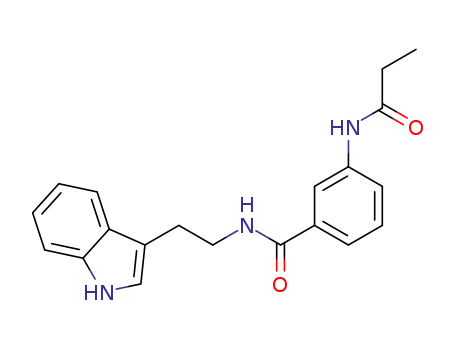 N-(2-(1H-indol-3-yl)ethyl)-3-propionamidobenzamide