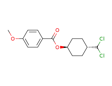 anti-4-(dichloromethyl)cyclohexyl 4-methoxybenzoate