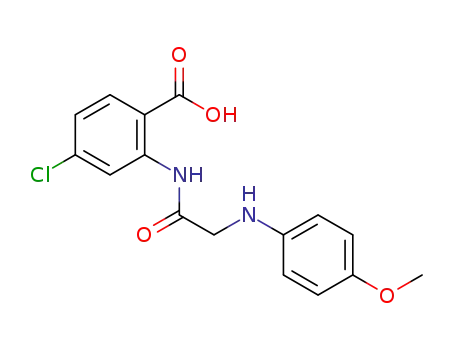 4-chloro-2-{2-[(4-methoxyphenyl)amino]acetamido}benzoic acid