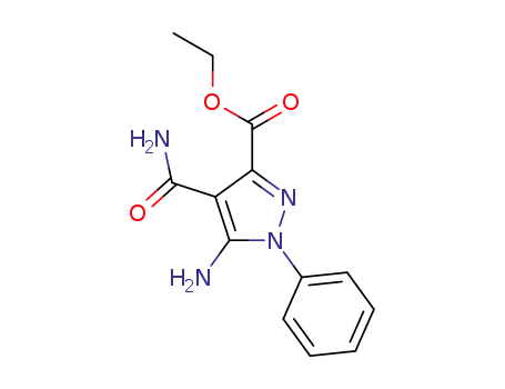 ethyl 5-amino-4-carbamoyl-1-phenyl-1H-pyrazole-3-carboxylate