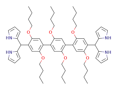 2,5-dibutoxy-1,4-bis[2,5-bis(butoxy)-4-(dipyrromethan-5-yl)phenyl]benzene