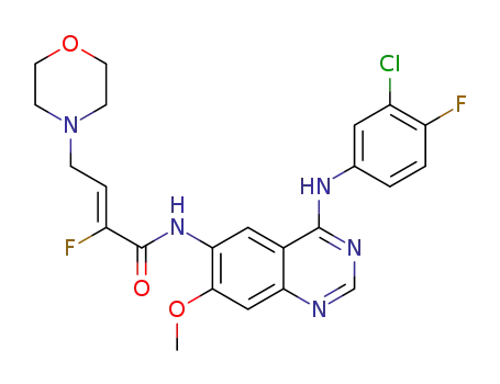 (Z)-N-(4-((3-chloro-4-fluorophenyl)amino)-7-methoxyquinazolin-6-yl)-2-fluoro-4-morpholinobut-2-enamide