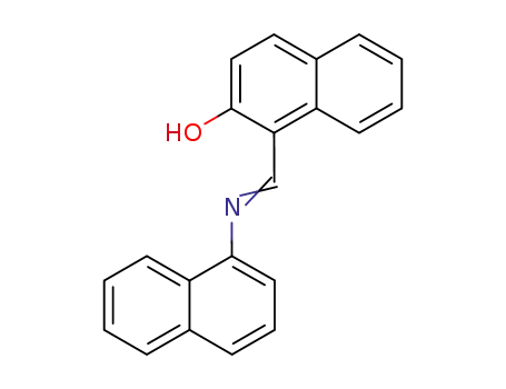 Molecular Structure of 29101-37-9 (1-[(1-Naphthylimino)methyl]-2-naphthol)