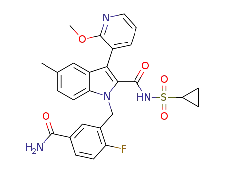 C<sub>27</sub>H<sub>25</sub>FN<sub>4</sub>O<sub>5</sub>S