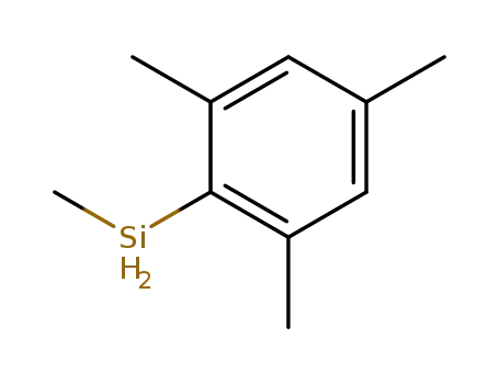 Molecular Structure of 118032-12-5 (Silane, methyl(2,4,6-trimethylphenyl)-)