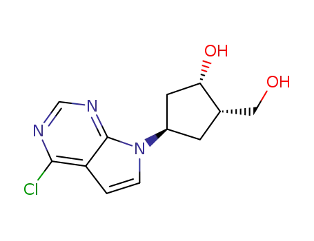 (1S,2S,4R)-4-(4-chloro-7H-pyrrolo[2,3-d]pyrimidin-7-yl)-2-(hydroxylmethyl)cyclopentanol
