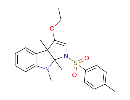 3-ethoxy-3a,8,8a-trimethyl-1-tosyl-1,3a,8,8a-tetrahydropyrrolo[2,3-b]indole