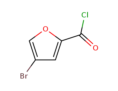 Molecular Structure of 58777-59-6 (2-Furancarbonyl chloride, 4-bromo- (9CI))