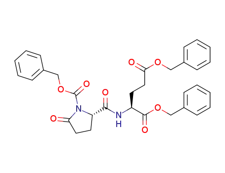 Molecular Structure of 122389-55-3 (Z-pGlu-Glu(OBzl)-OBzl)