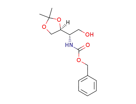 Carbamic acid,
[(1S)-1-[(4S)-2,2-dimethyl-1,3-dioxolan-4-yl]-2-hydroxyethyl]-,
phenylmethyl ester