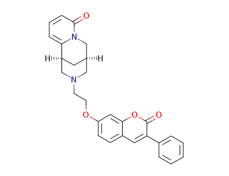 (1S,5R)-3-{2-[(2-oxo-3-phenyl-2H-chromen-7-yl)oxy]ethyl}-1,2,3,4,5,6-hexahydro-8H-1,5-methanopyrido[1,2-a][1,5]diazocin-8-one