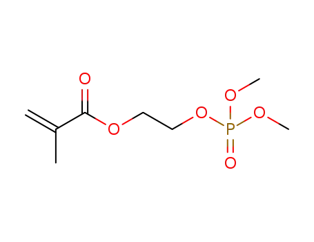 Molecular Structure of 61393-58-6 (2-Propenoic acid, 2-methyl-, 2-[(dimethoxyphosphinyl)oxy]ethyl ester)