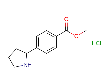 METHYL 4-(PYRROLIDIN-2-YL)BENZOATE HYDROCHLORIDE