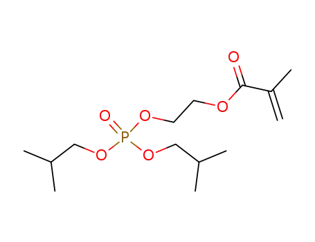 Molecular Structure of 814-26-6 (Phosphorsaeure-diisobutylester-(2-methacryloyloxy-ethylester))