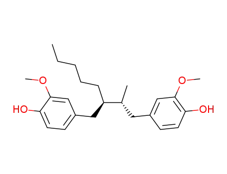 (8R,8'R)-3,3'-dimethoxy-9a,9b,9c,9d-tetrahomolignane-4,4'-diol