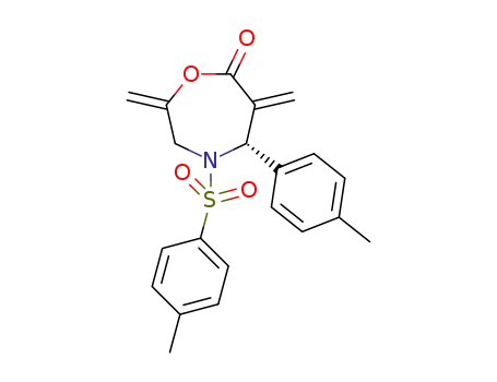 (S)-2,6-dimethylene-5-(p-tolyl)-4-tosyl-1,4-oxazepan-7-one