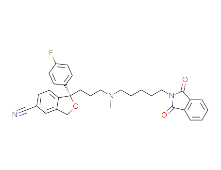 (S)-1-(3-((5-(1,3-dioxoisoindolin-2-yl)pentyl)(methyl)amino)propyl)-1-(4-fluorophenyl)-1,3-dihydroisobenzofuran-5-carbonitrile