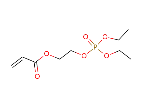 Molecular Structure of 995-52-8 (2-Propenoic acid, 2-[(diethoxyphosphinyl)oxy]ethyl ester)