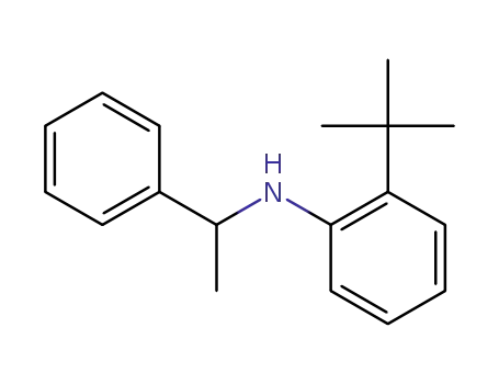 Molecular Structure of 1152856-27-3 (2-(tert-butyl)-N-(1-phenylethyl)aniline)
