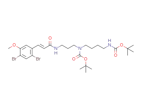 C<sub>27</sub>H<sub>41</sub>Br<sub>2</sub>N<sub>3</sub>O<sub>6</sub>