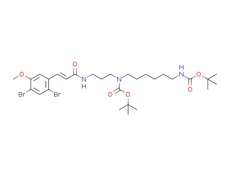 C<sub>29</sub>H<sub>45</sub>Br<sub>2</sub>N<sub>3</sub>O<sub>6</sub>