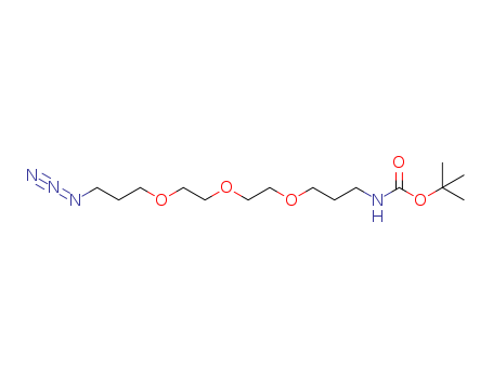 tert-butyl (3-(2-(2-(3-azidopropoxy)ethoxy)ethoxy)propyl)carbamate