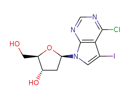 (2R,3S,5R)-5-(4-Chloro-5-iodo-7H-pyrrolo[2,3-d]pyrimidin-7-yl)-2-(hydroxymethyl)tetrahydrofuran-3-ol