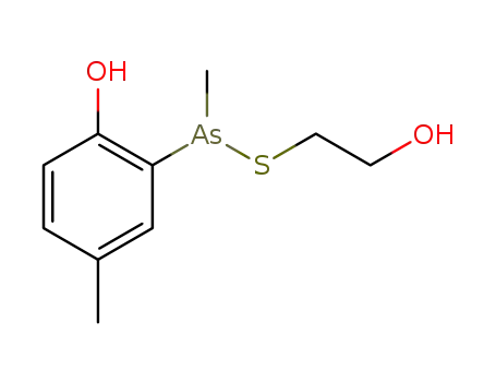 C<sub>10</sub>H<sub>15</sub>AsO<sub>2</sub>S