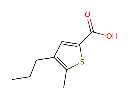 Molecular Structure of 790263-47-7 (5-METHYL-4-PROPYLTHIOPHENE-2-CARBOXYLIC ACID)