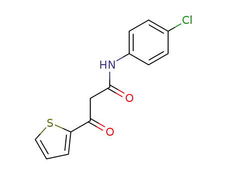<i>N</i>-(4-chloro-phenyl)-3-oxo-3-thiophen-2-yl-propionamide