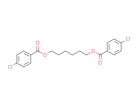 Molecular Structure of 3023-46-9 (hexane-1,6-diyl bis(4-chlorobenzoate))