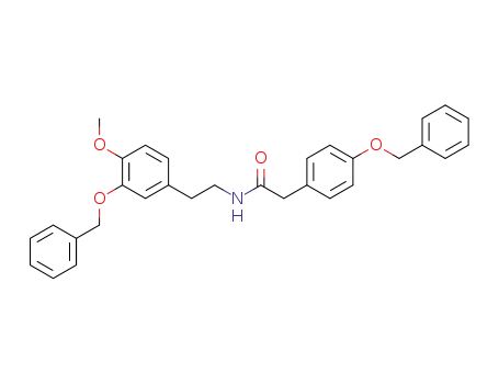 (4-benzyloxy-phenyl)-acetic acid-(3-benzyloxy-4-methoxy-phenethylamide)