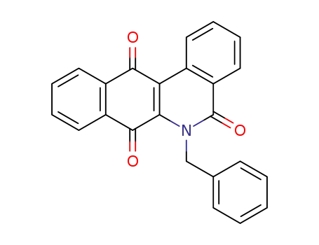 6-benzylbenzo[b]phenanthridine-5,7,12(6H)-trione