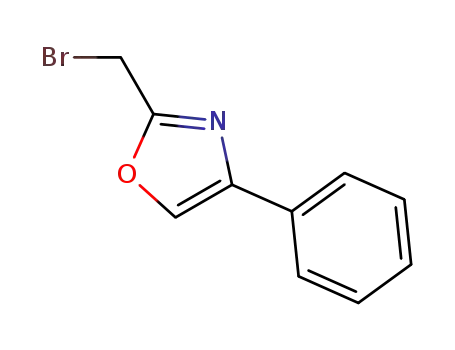Molecular Structure of 192638-51-0 (Oxazole, 2-(bromomethyl)-4-phenyl-)