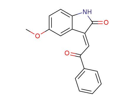 (E)-5-methoxy-3-(2-oxo-2-phenylethylidene)indolin-2-one