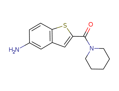 (5-aminobenzo[b]thien-2-yl)-1-piperidinylmethanone