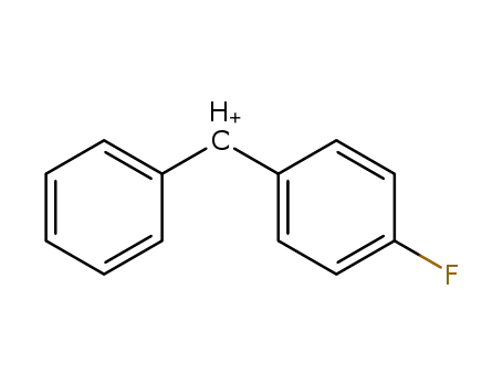 Molecular Structure of 57298-77-8 (Methylium, (4-fluorophenyl)phenyl-)