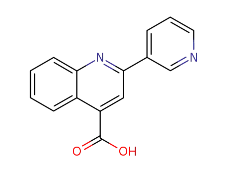 Molecular Structure of 7482-91-9 (2-PYRIDIN-3-YL-QUINOLINE-4-CARBOXYLIC ACID)