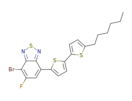 4-Bromo-5-fluoro-7-(5'-hexyl-[2,2'-bithiophen]-5-yl)benzo[c][1,2,5]thiadiazole